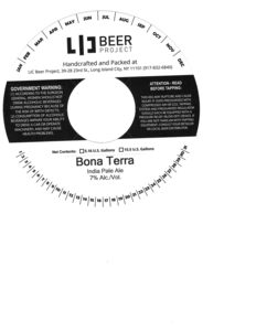 Lic Beer Project Bona Terra August 2017