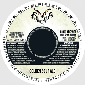 Flying Dog Golden Sour Ale August 2017