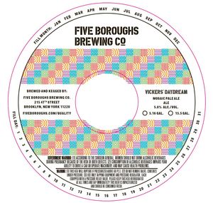 Five Boroughs Brewing Co. Vickers' Daydream