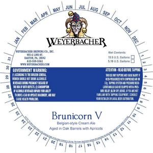 Weyerbacher Brunicorn V August 2017