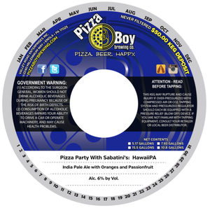 Pizza Boy Brewing Co. Pizza Party With Sabatini's: Hawaiipa