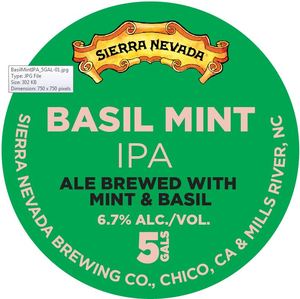 Sierra Nevada Basil Mint IPA August 2017