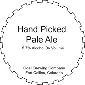 Odell Brewing Company Hand Picked Pale Ale