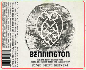 Night Shift Brewing Bennington