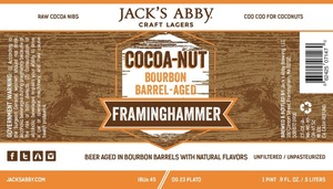 Cocoanut Barrel Aged Framinghammer August 2017