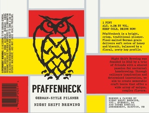 Night Shift Brewing Pfaffenheck