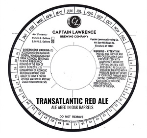 Captain Lawrence Brewing Co Trans Atlantic Red