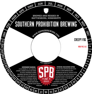 Southern Prohibition Brewing Creepy Fog
