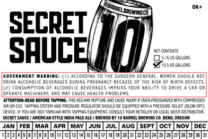 10 Barrel Brewing Co. Secret Sauce