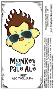 Monkey Tail Pale Ale August 2017