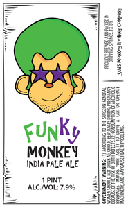 Funky Monkey India Pale Ale August 2017