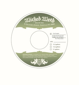 Wicked Weed Brewing Chai Pumpkin