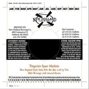 New Holland Brewing Company Tangerine Space Machine