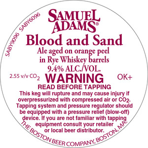 Samuel Adams Blood & Sand