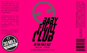 30 Mile Brewing Co Baby Fight Club August 2017