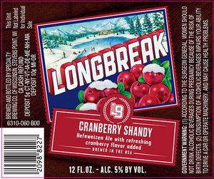 Long Break Cranberry Shandy August 2017