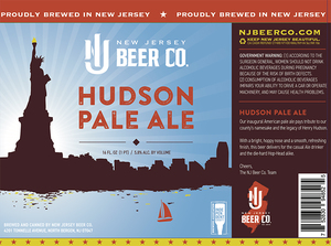 New Jersey Beer Company Hudson Pale Ale September 2017