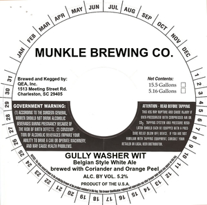 Munkle Brewing Co. Gully Washer Wit