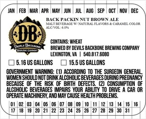 Devils Backbone Back Packin Nut Brown Ale