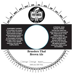 Whitehorse Brewing LLC Brueders Thal Brown Ale