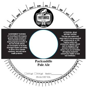 Whitehorse Brewing LLC Packsaddle Pale Ale August 2017