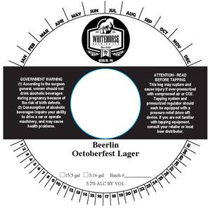 Whitehorse Brewing LLC Beerlin Octoberfest