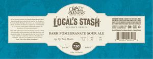 Crazy Mountain Brewing Company Local's Stash Dark Pomegranate Sour Ale