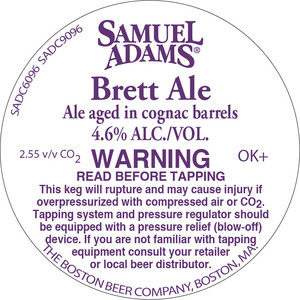 Samuel Adams Brett Ale
