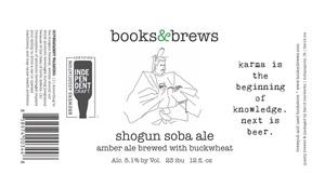Books&brews Shogun Soba Ale September 2017