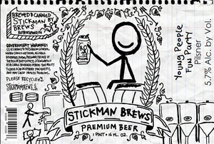 Stickman Brews Young People Fun Party