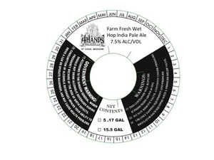 4 Hands Brewing Company Farm Fresh Wet Hop India Pale Ale