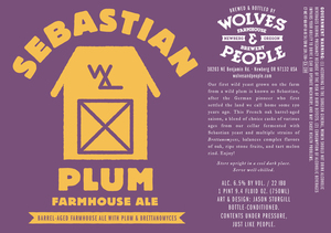 Sebastian Plum Farmhouse Ale 