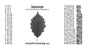 Scratch Brewing Company Leaves September 2017
