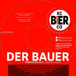 Kansas City Bier Company Der Bauer