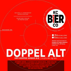 Kansas City Bier Company Doppel Alt