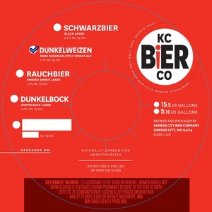 Kansas City Bier Company Dunkelweizen