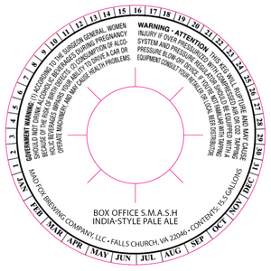 Mad Fox Brewing Company Box Office S.m.a.s.h. September 2017