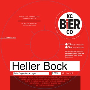 Kansas City Bier Company Heller Bock