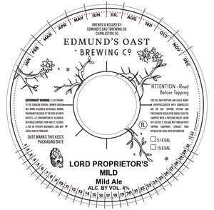 Edmund's Oast Brewing Co. Lord Proprietor's Mild