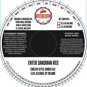 Third Wheel Brewing Enter Sandman September 2017