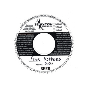 Berryessa Brewing Co. Free Kittens