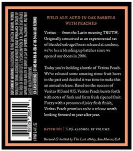 The Lost Abbey Veritas Peach September 2017