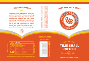 Untold Brewing Time Shall Unfold
