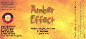 Pokro Brewing Company Amber Effect September 2017