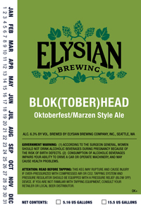 Elysian Brewing Company Blok(tober)head