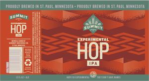 Summit Brewing Company Experimental Hop IPA September 2017