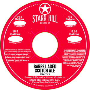 Starr Hill Barrel Aged Scotch Ale