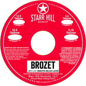 Starr Hill Brozet September 2017