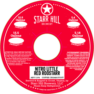 Starr Hill Nitro Little Red Roostarr September 2017