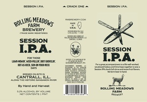 Rolling Meadows Brewery Session IPA